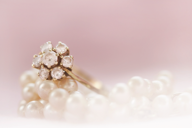Ring and Pearl Necklace Ring and Pearl Necklace